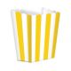 Porta popcorn strisce gialle