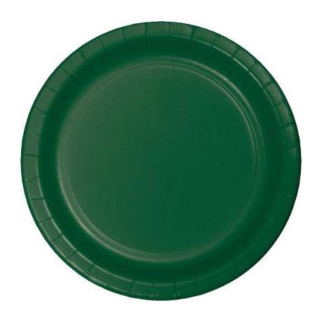 Piatti di carta verdi da 23 cm