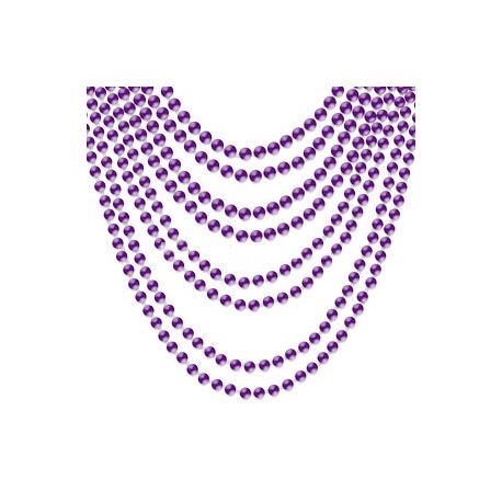 Collana di perle viola