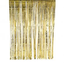 Tenda in lamina metallica color oro -Decorazione festa Oro