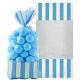 10 Sacchetti  Porta caramelle Azzurri