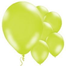 10 Palloncini Verde effetto metallizzato