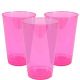 12 Bicchieri Plastica Rosa