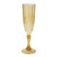 Flute champagne oro in policarbonato