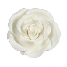 Rose in zucchero Bianche 5 cm ( 2 pz)