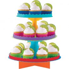 Alzatina cupcakes Mix Colore 3 piani