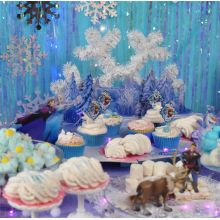 Accessori dolci e decorazioni torte tema frozen, neve ...