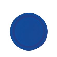 Piattini di carta Blu da 17 cm (8pz)