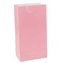 Sacchetti di carta Rosa (12 pz) H 25 cm