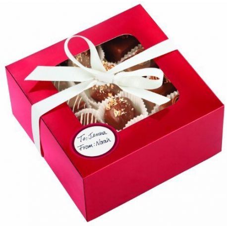 biscotti e pasticcini 25PCS Set di confezioni regalo in carta per pirottini imballaggi per dolcetti Xhuan lunghezza 20,3 cm