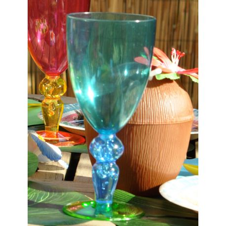 Bicchiere plastica Festa Coco Blu