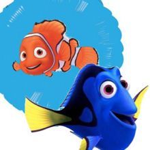 Palloncini Tema Mare Dory e Nemo